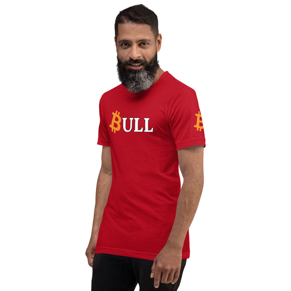 Bitcoin Bull | Shirts & Tops | bitcoin-bull-tee | printful