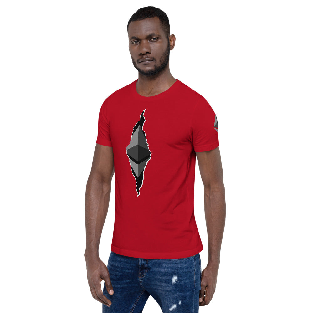 Ethereum Tear | Shirts & Tops | ethereum-tear-tee | printful