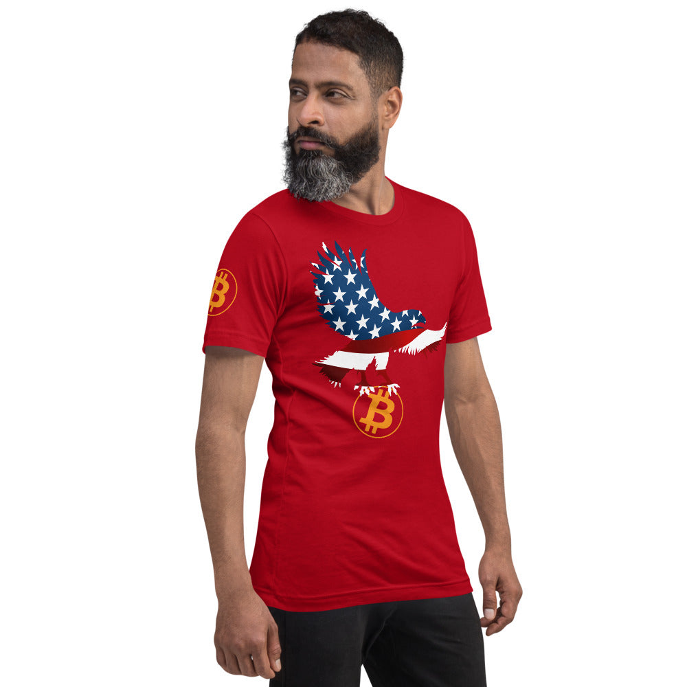 Bitcoin American Proud | Shirts & Tops | bitcoin-american-proud-shirt | printful