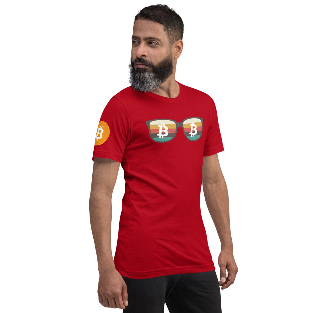 Bitcoin Shades | Shirts & Tops | bitcoin-shade-tee | printful