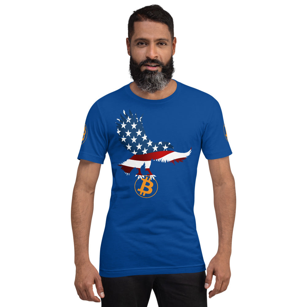 Bitcoin American Proud | Shirts & Tops | bitcoin-american-proud-shirt | printful