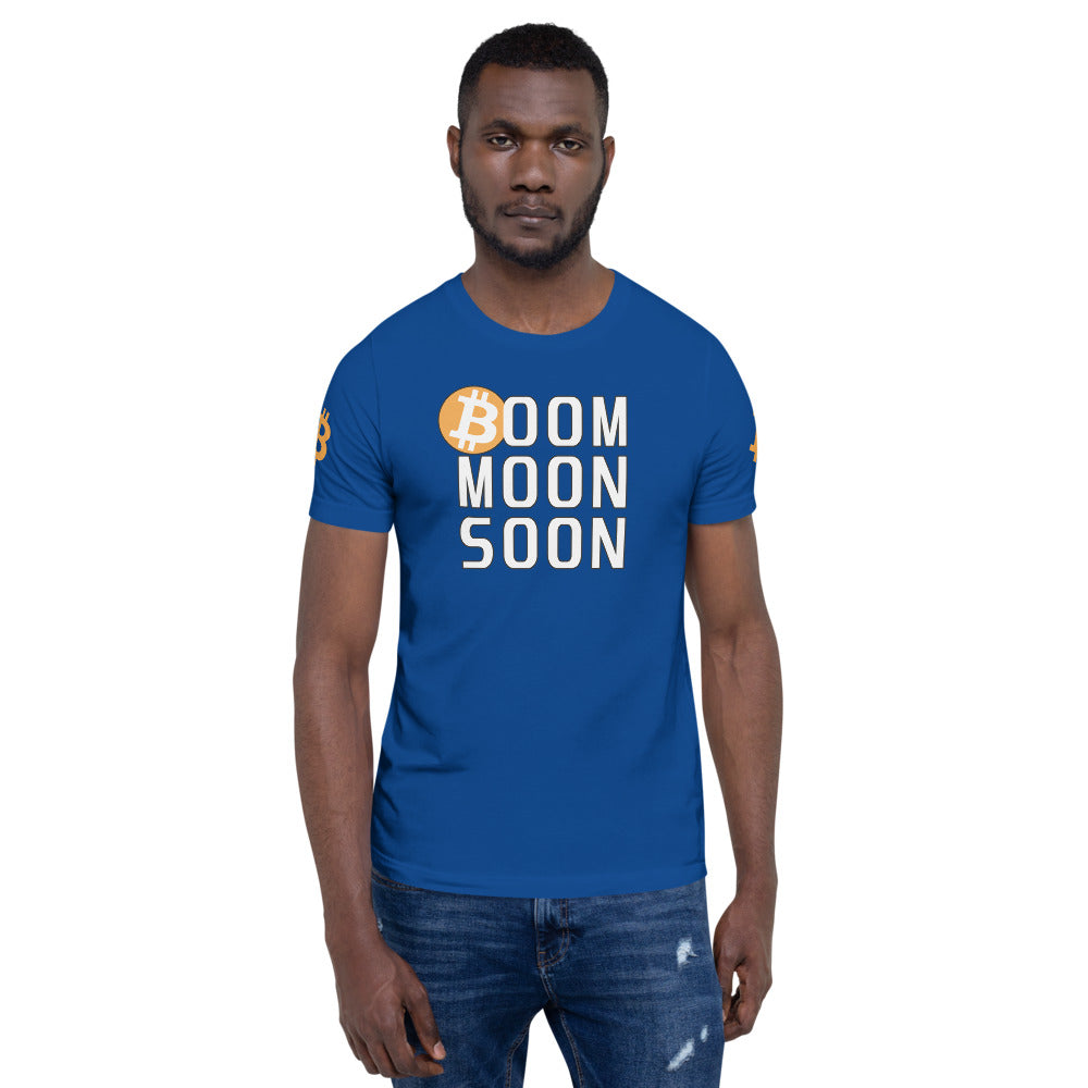 Bitcoin Boom Moon Soon | Shirts & Tops | bitcoin-boom-moon-soon-tees | printful