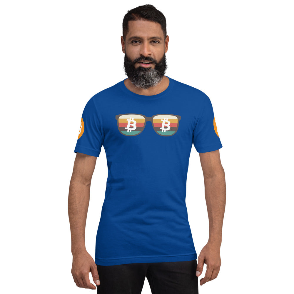 Bitcoin Shades | Shirts & Tops | bitcoin-shade-tee | printful