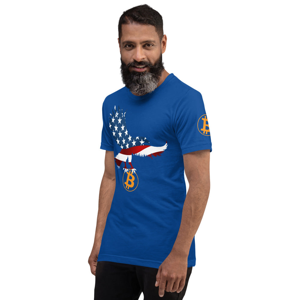 Bitcoin American Proud | Shirts & Tops | bitcoin-american-proud-shirt | printful