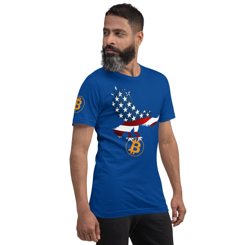 Bitcoin American Proud | Shirts & Tops | bitcoin-american-proud-shirt | printful