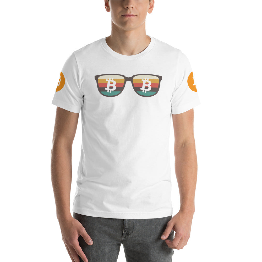 Bitcoin Shades | Shirts & Tops | bitcoin-shade-tee | printful