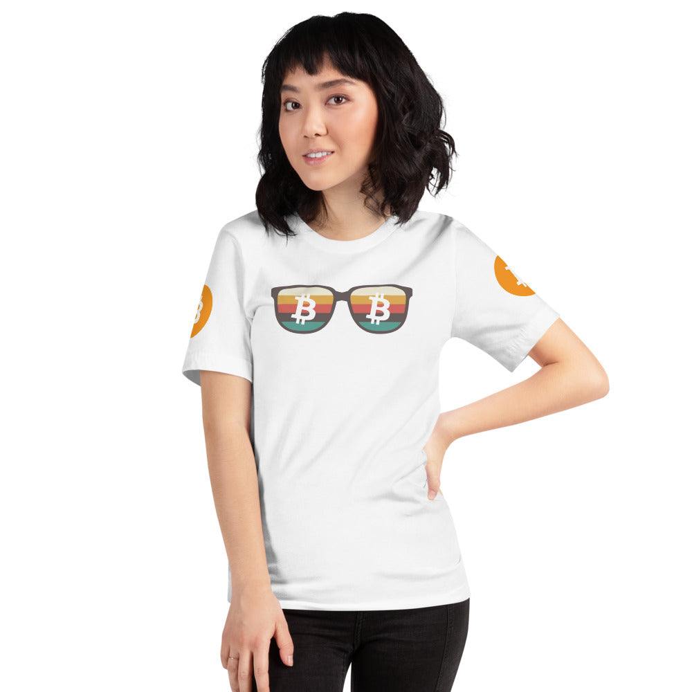 Bitcoin Shades | Shirts & Tops | bitcoin-shade-tee | printful