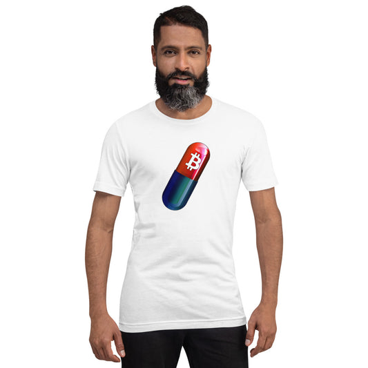 Bitcoin Red Pill | Shirts & Tops | bitcoin-red-pill-tee | printful