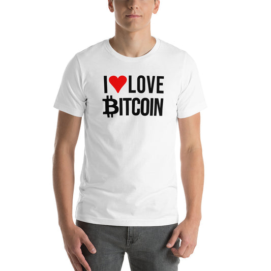Bitcoin I love Tee printful