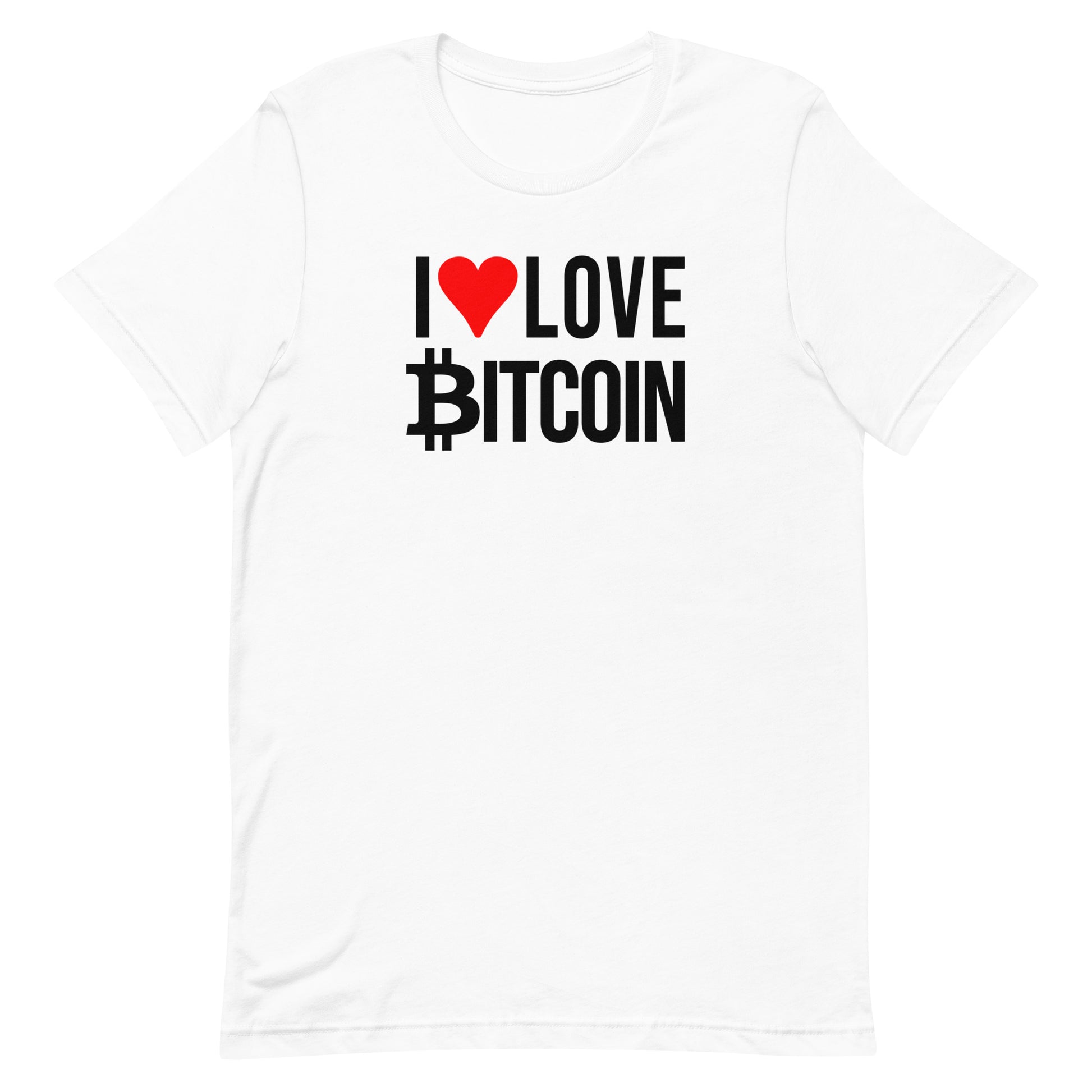 Bitcoin I love Tee printful