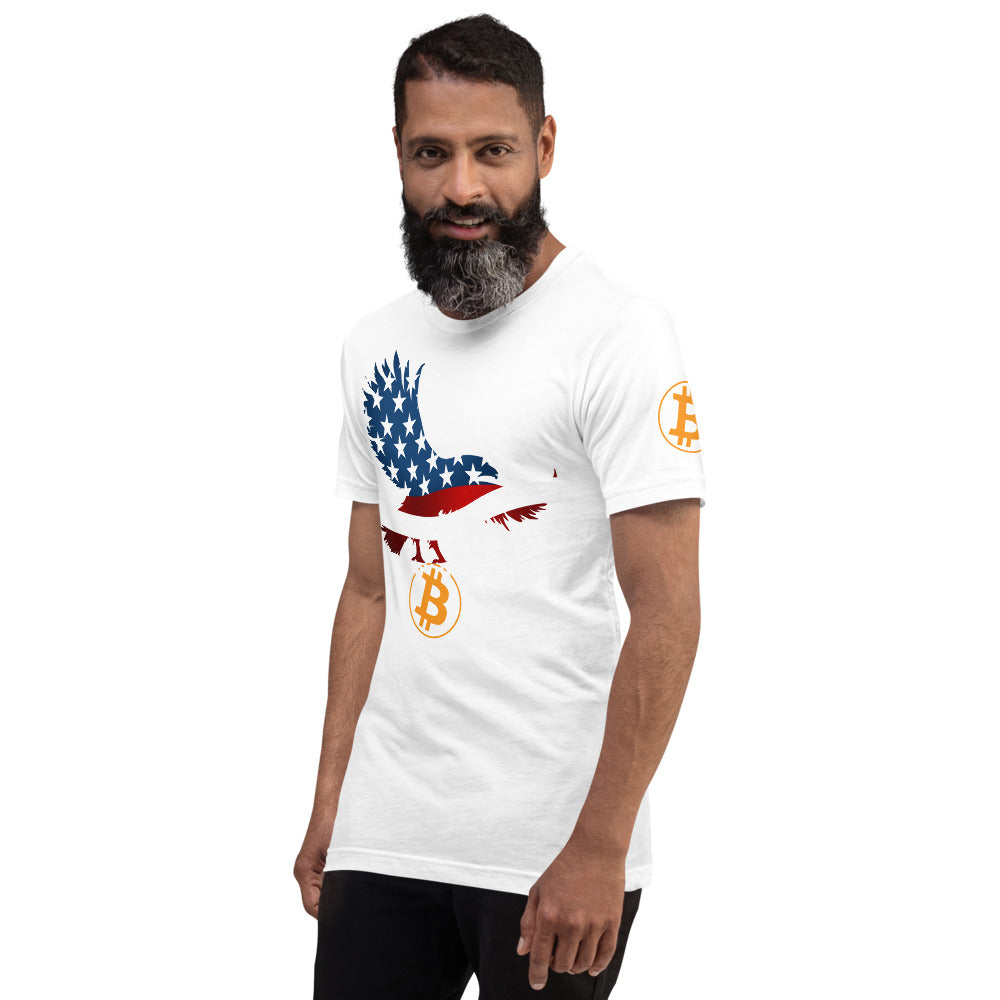 Bitcoin American Proud | Shirts & Tops | bitcoin-american-proud-shirt | printful