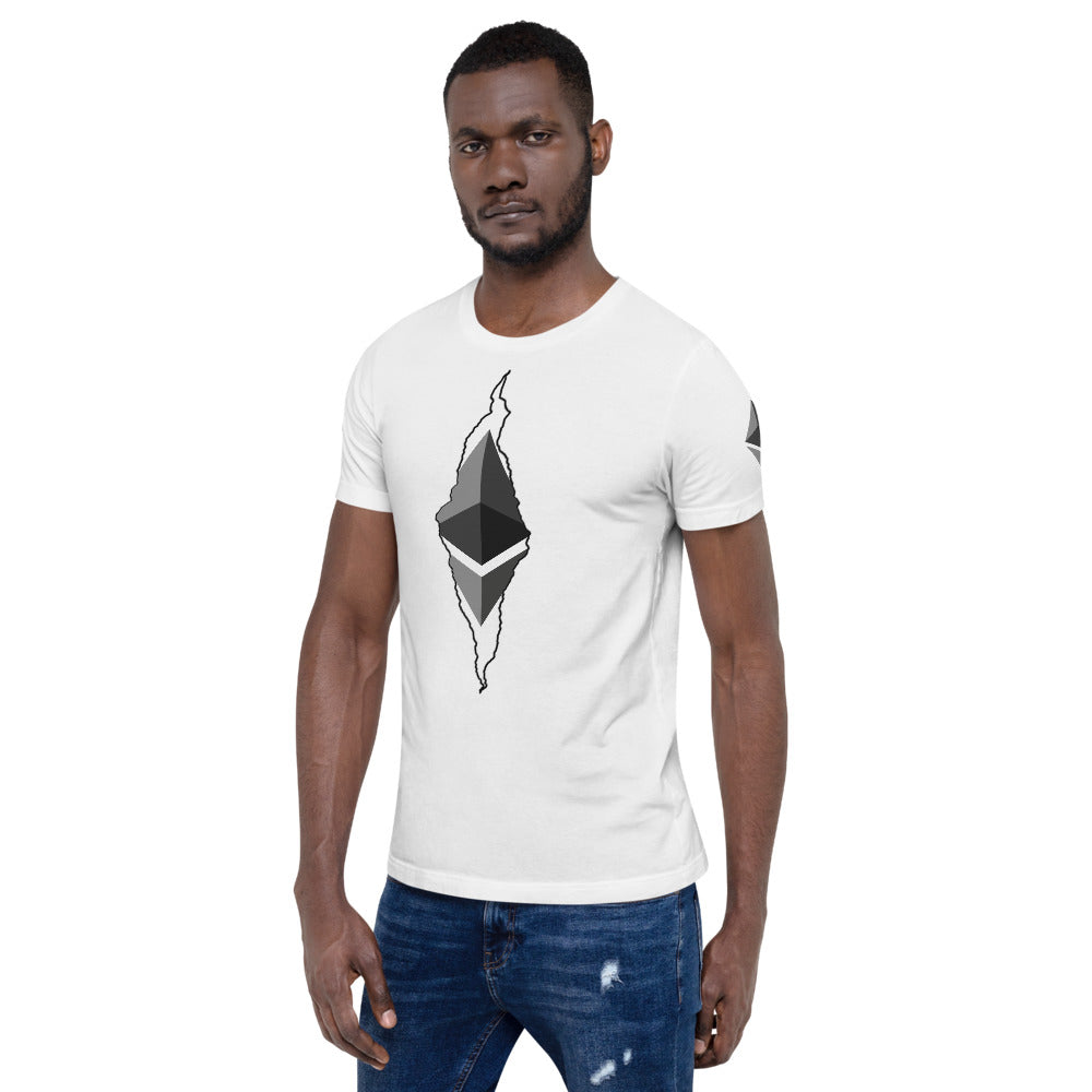 Ethereum Tear | Shirts & Tops | ethereum-tear-tee | printful