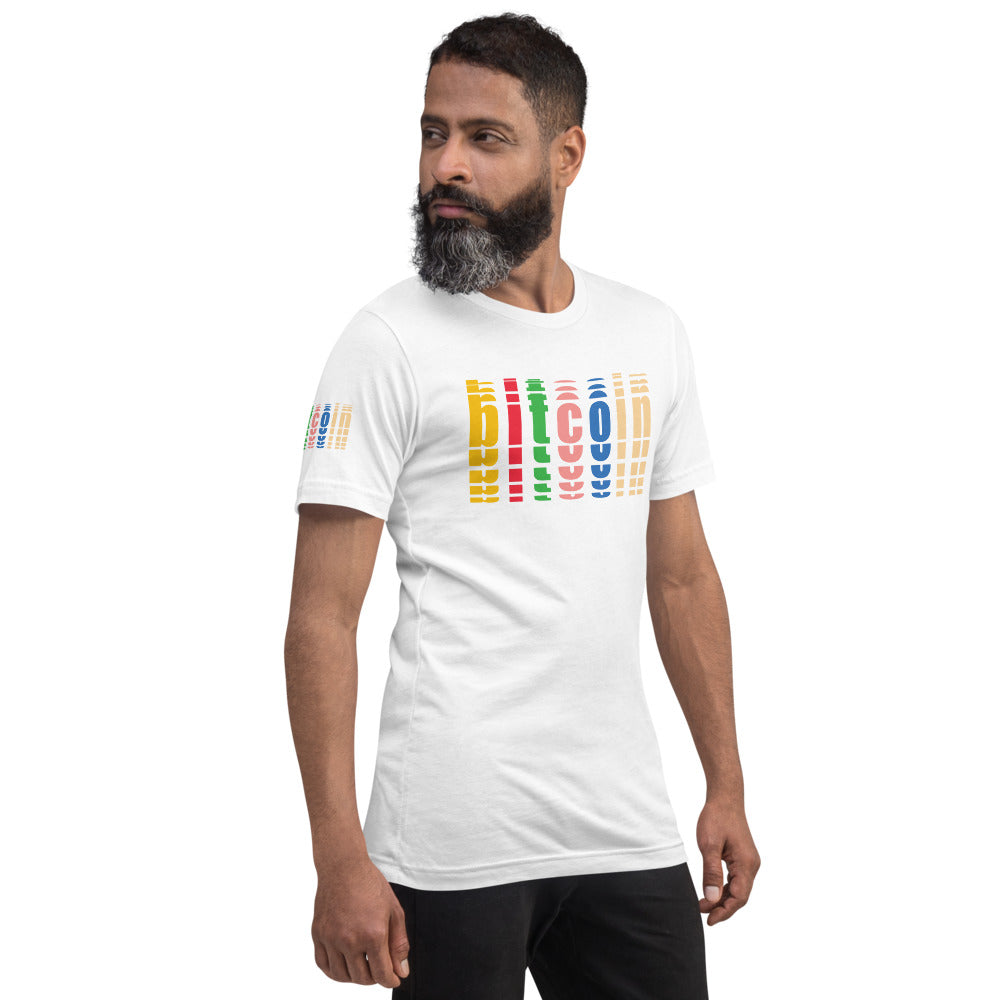 Bitcoin The Color Of Crypto | Shirts & Tops | bitcoin-the-color-of-crypto-shirt | printful