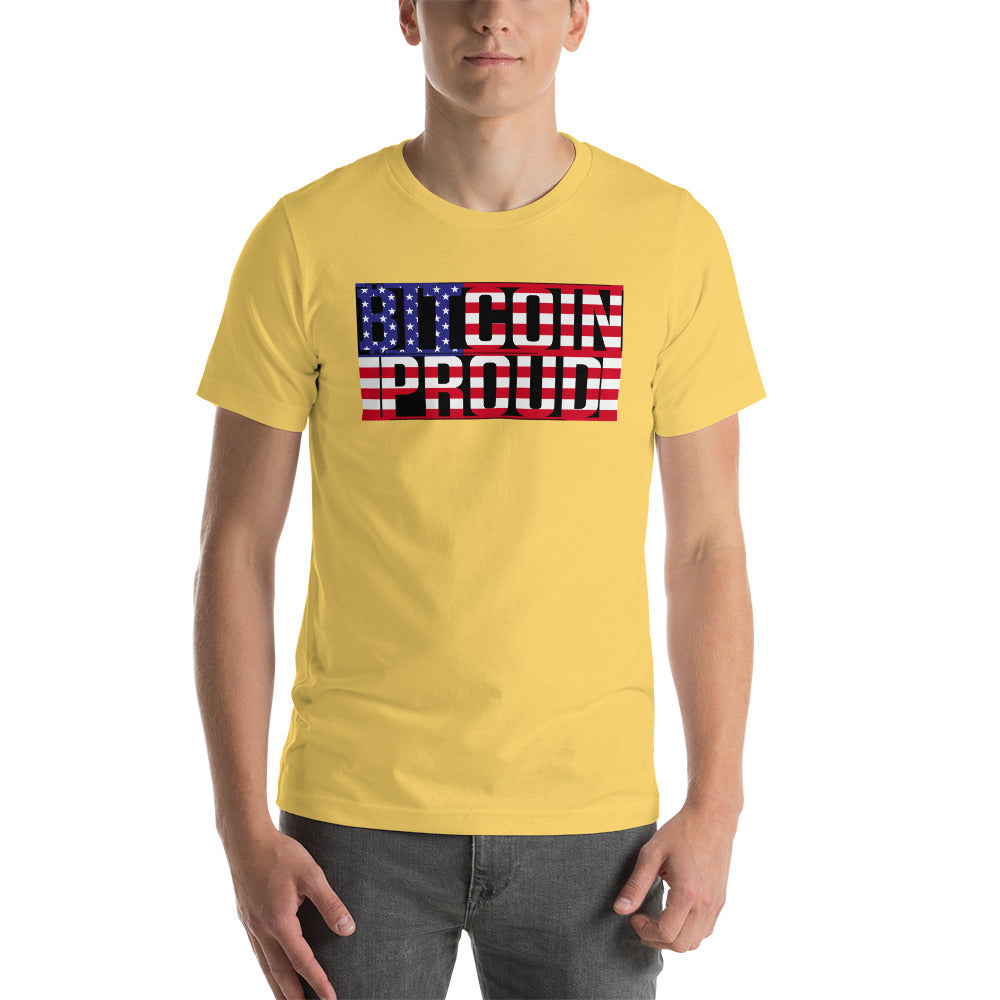 Bitcoin American Proud Flag | Shirts & Tops | bitcoin-american-proud-flag-tee | In-N-Out Crypto