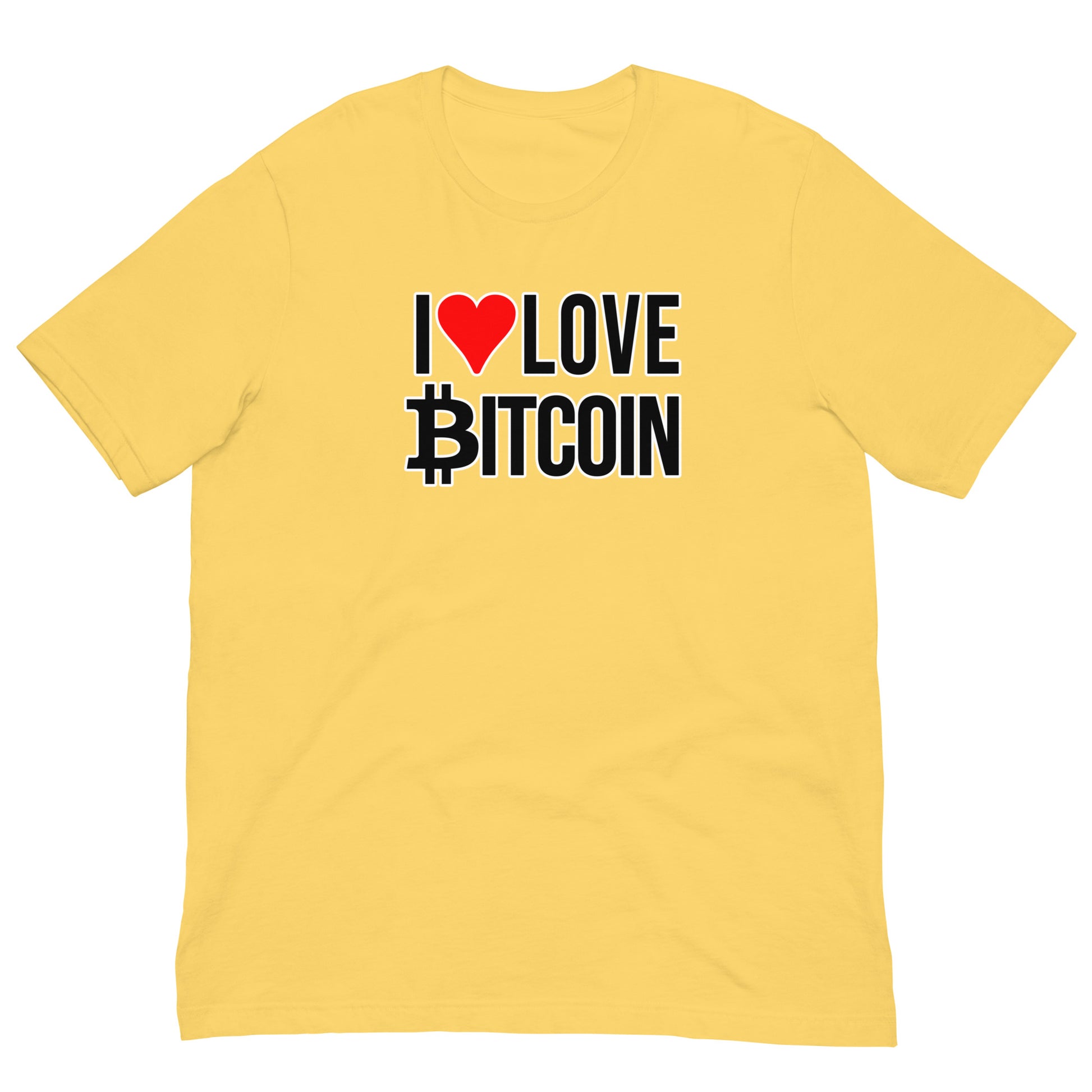 Bitcoin I love Tee printful