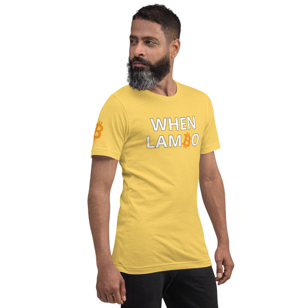 Bitcoin When Lambo | Shirts & Tops | bitcoin-when-lambo-tee | printful