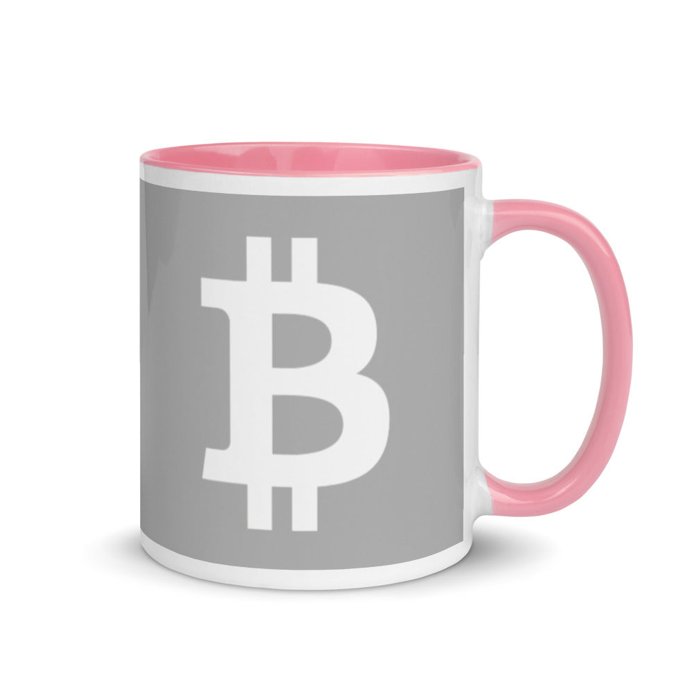 BITCOIN GRAY | Mugs | bitcoin-gray | printful