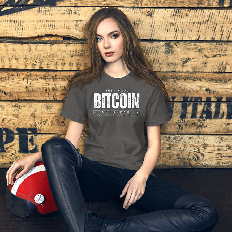 Bitcoin T-shirt, featuring a bold and striking design that captures the revolutionary spirit of digital currency