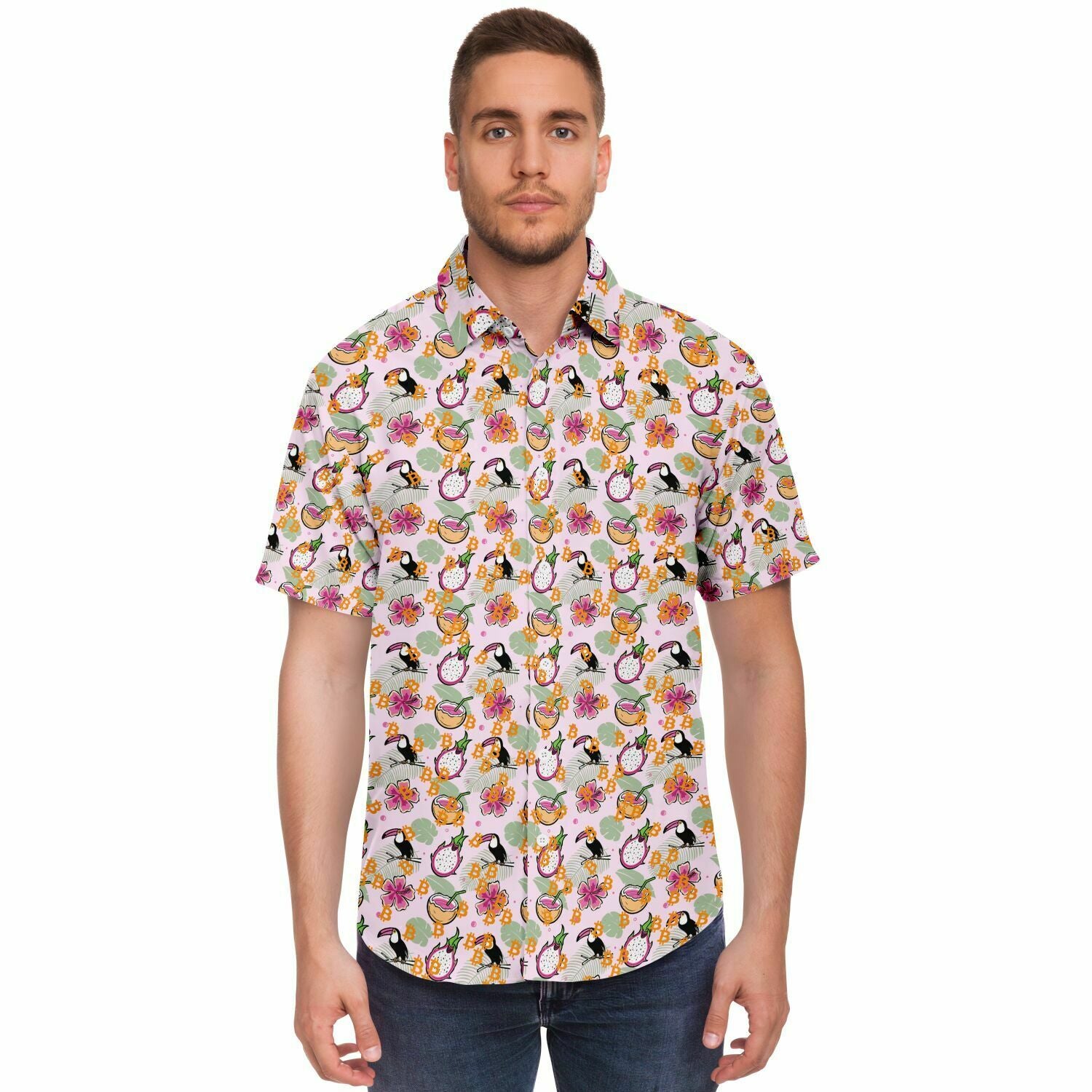 Bitcoin Tropical Oasis Shirt In N Out Crypto