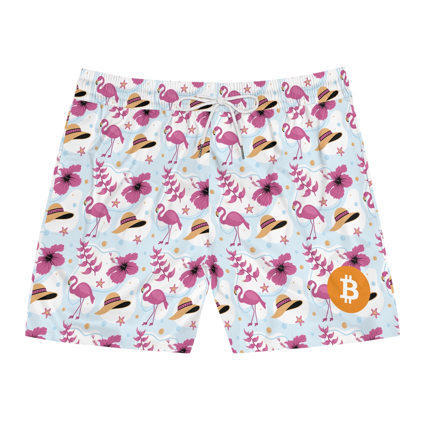 Bitcoin Flamingo Swim Trunk In N Out Crypto