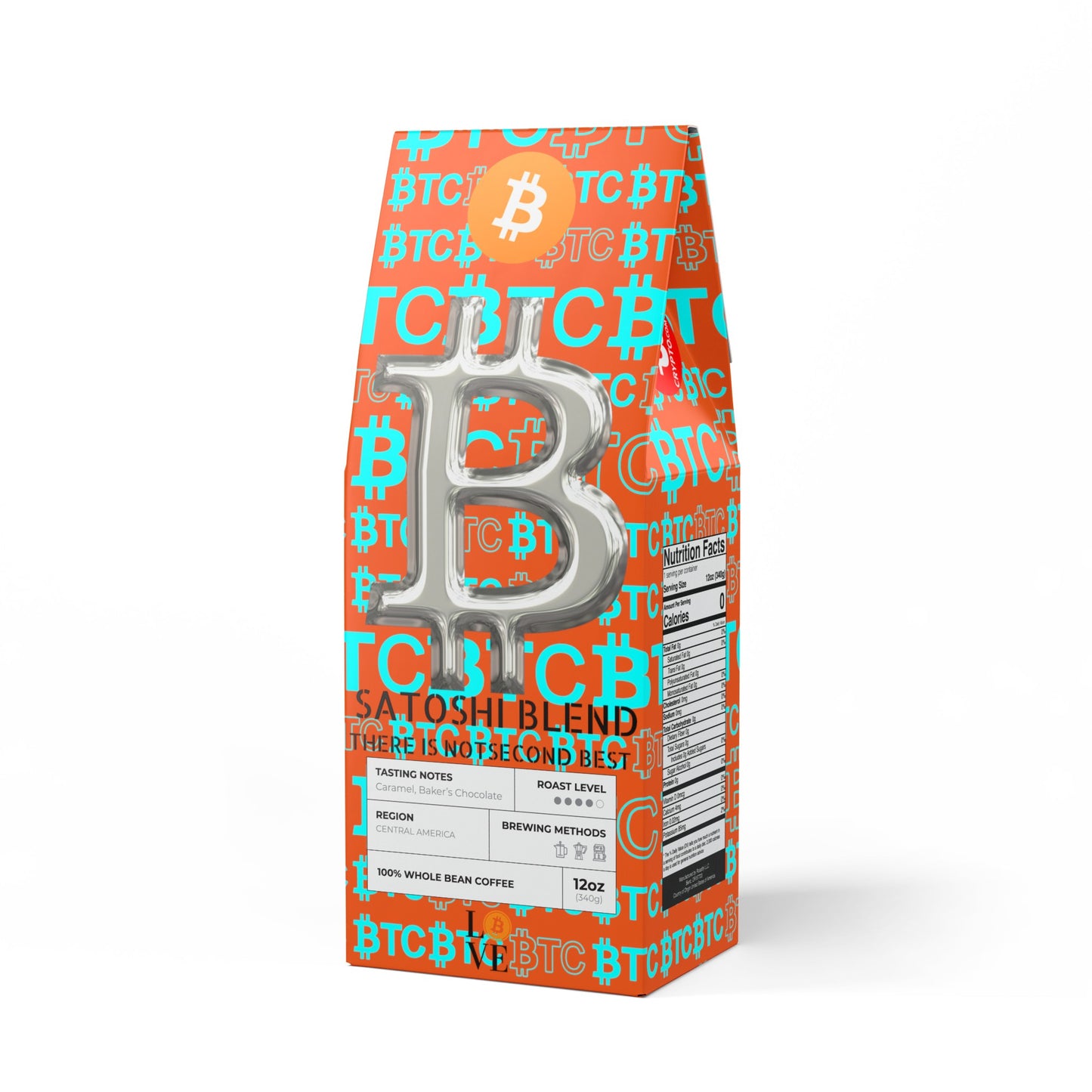 Bitcoin Flathead Valley Coffee Blend Medium-Dark Roast In N Out Crypto