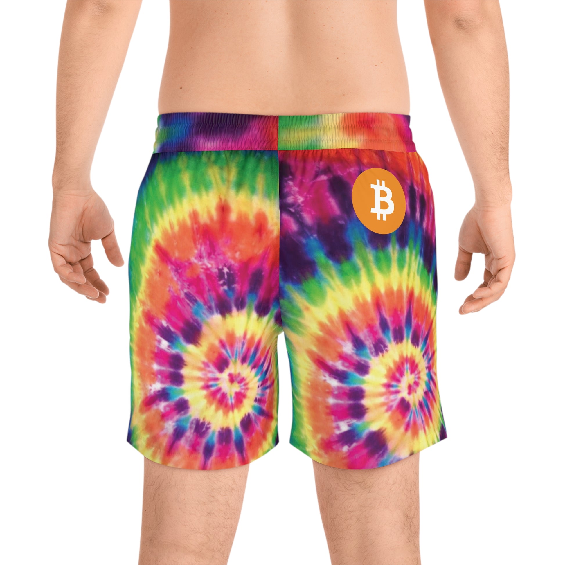 Bitcoin Colors Dye Swim Trunk In N Out Crypto