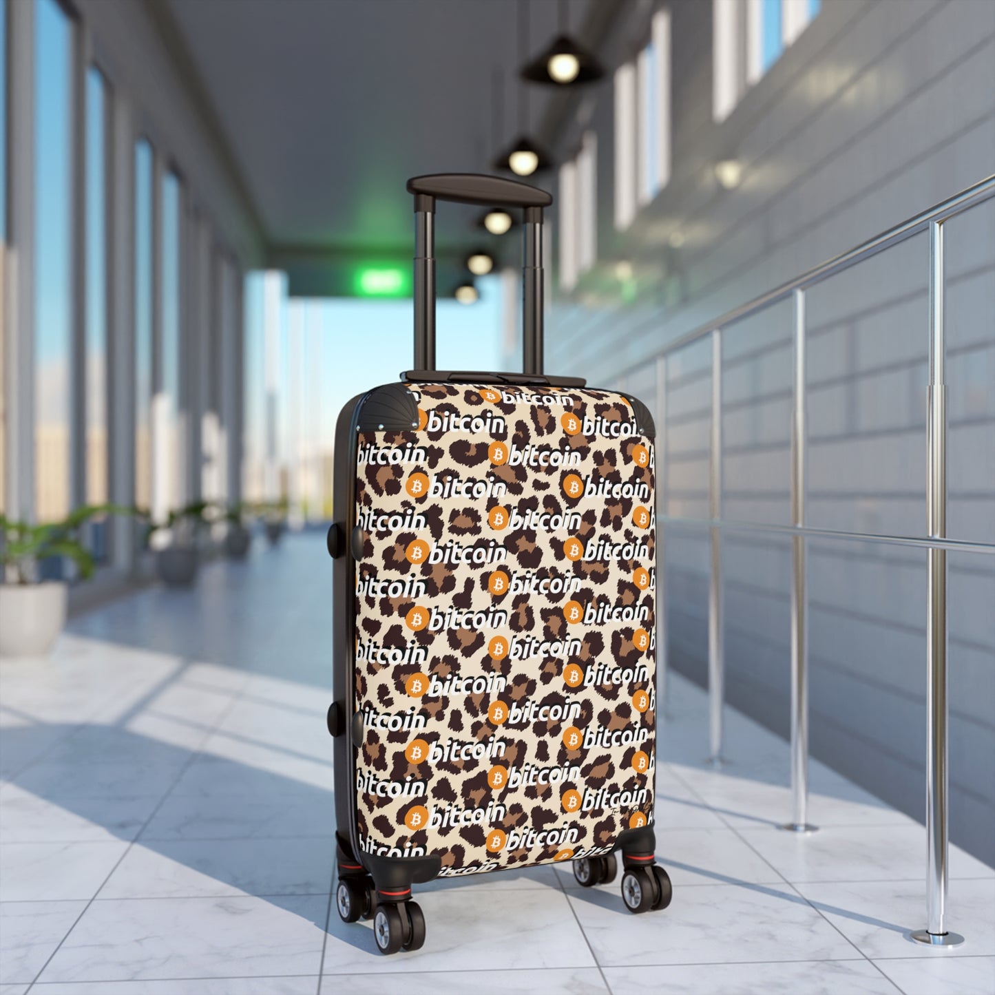 Bitcoin Leopard Suitcase InNOutCrypto