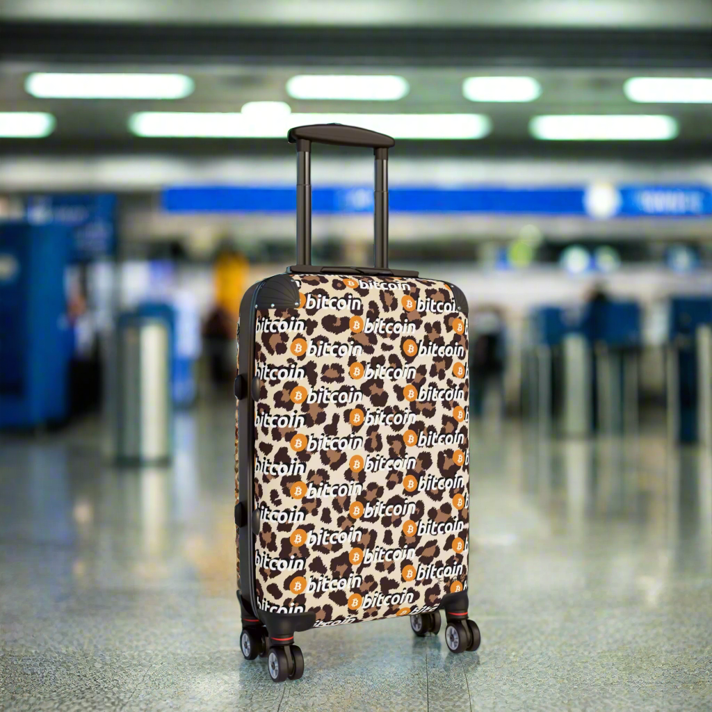 Bitcoin Leopard Suitcase InNOutCrypto