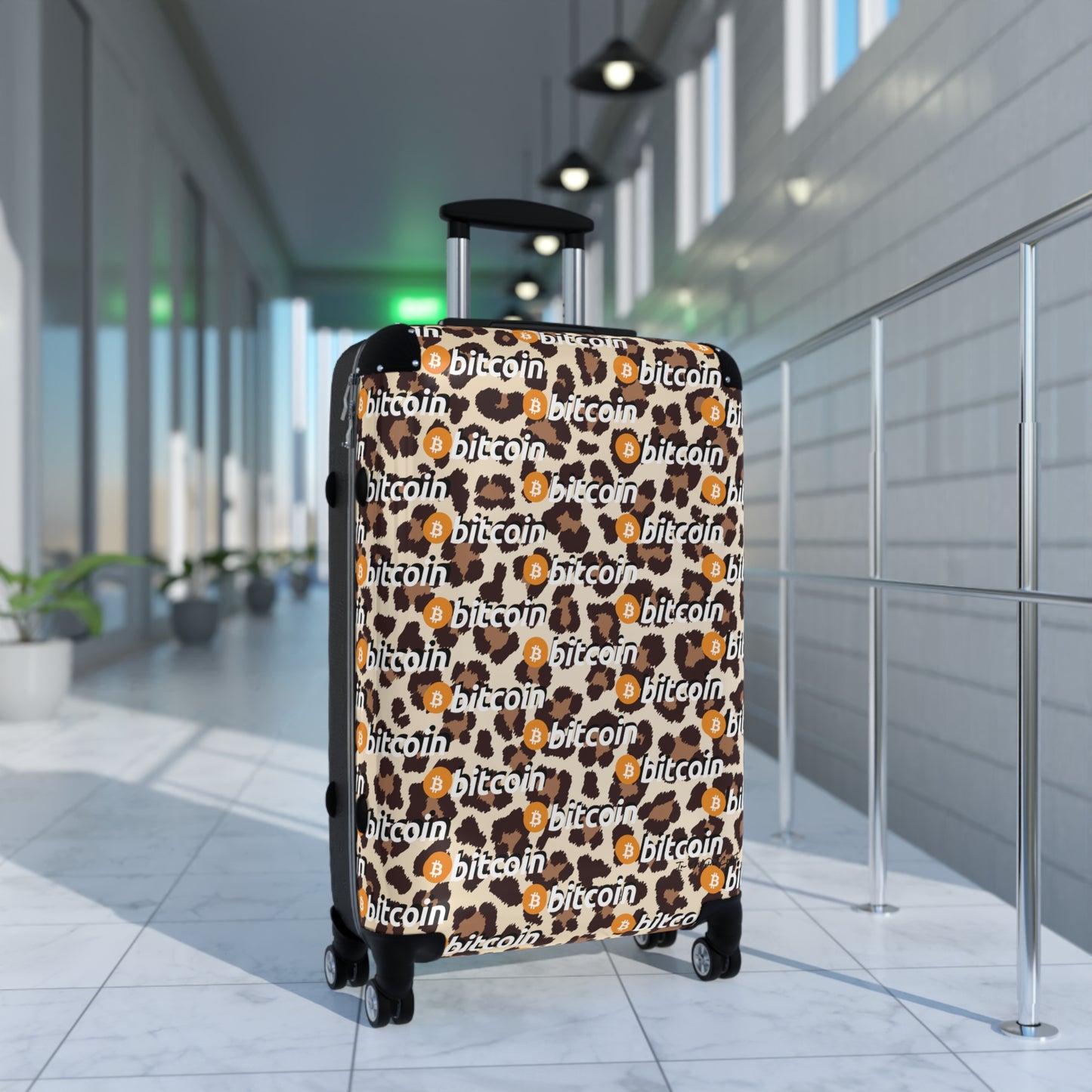 Bitcoin Leopard Suitcase InNOutCrypto