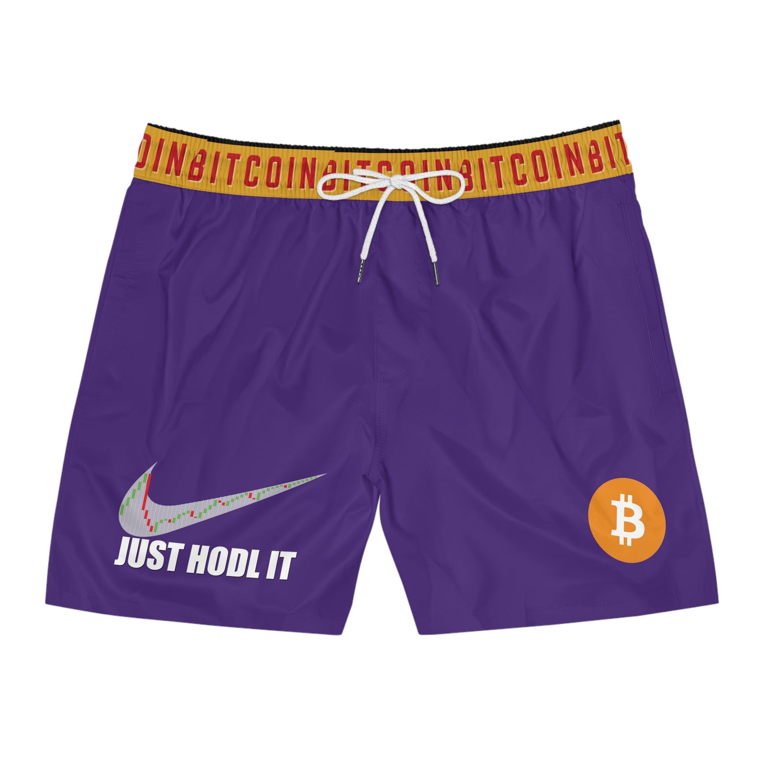 Bitcoin Just Hodl It Purple Swim Trunk In N Out Crypto