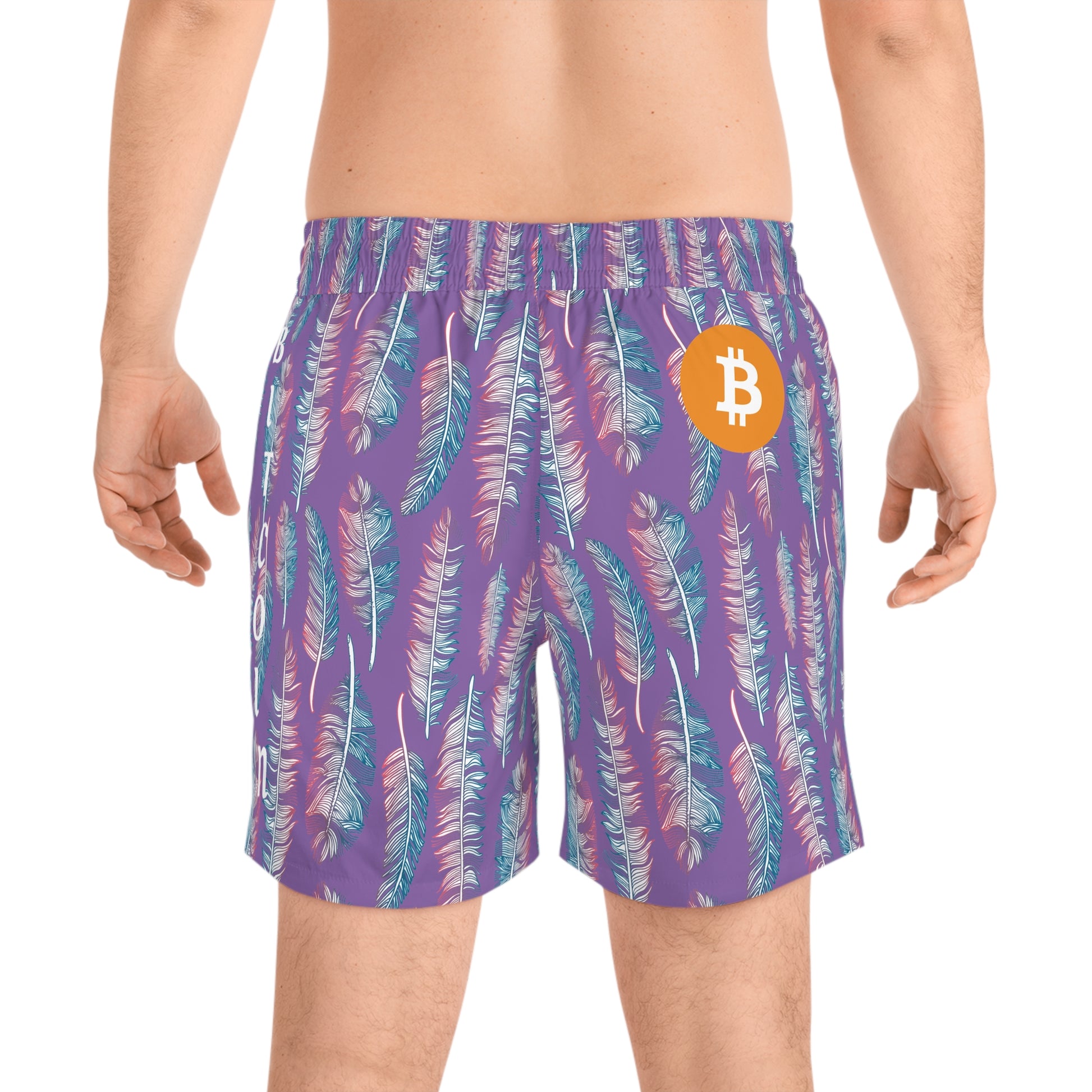 Bitcoin Featers Swim Trunk In N Out Crypto