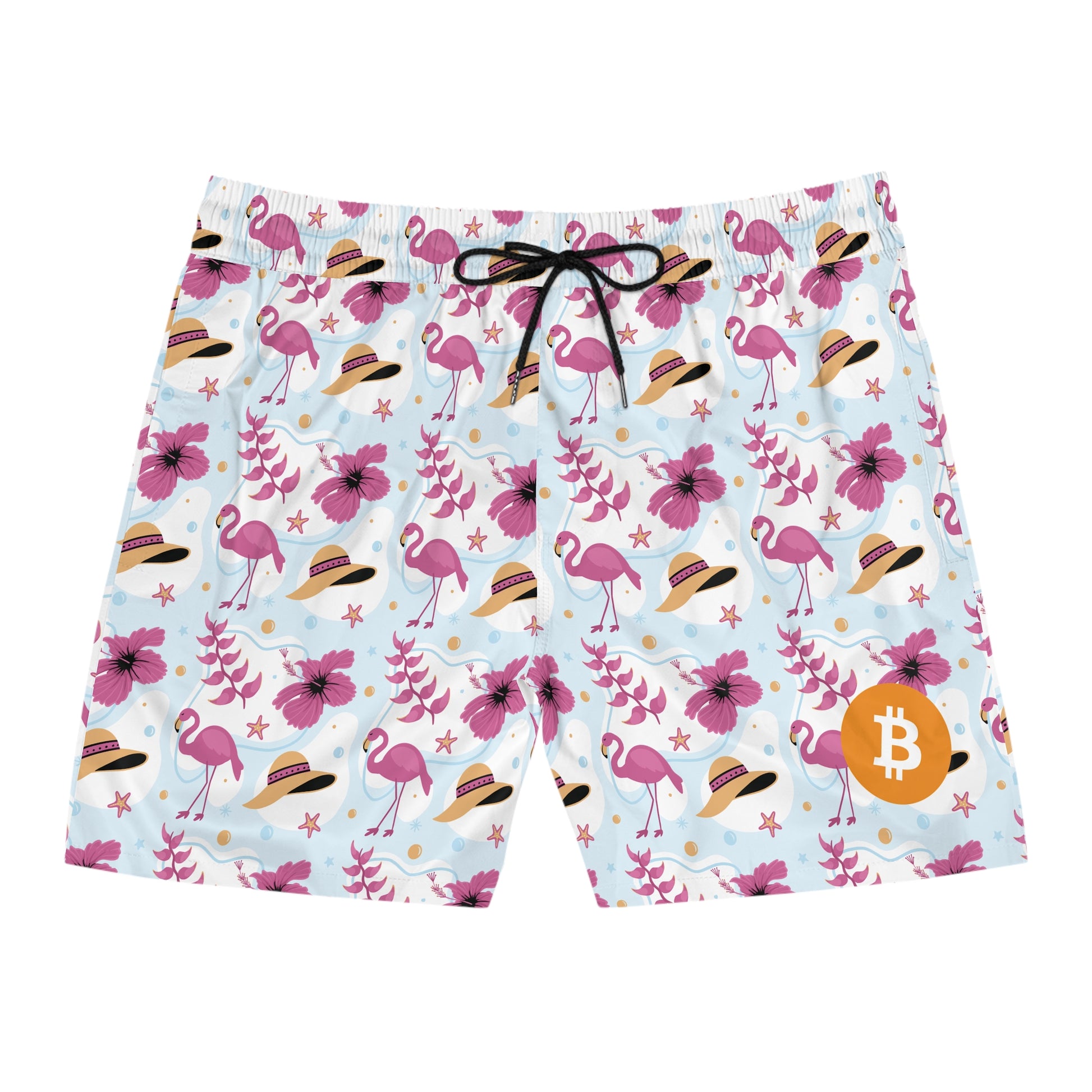 Bitcoin Flamingo Swim Trunk In N Out Crypto