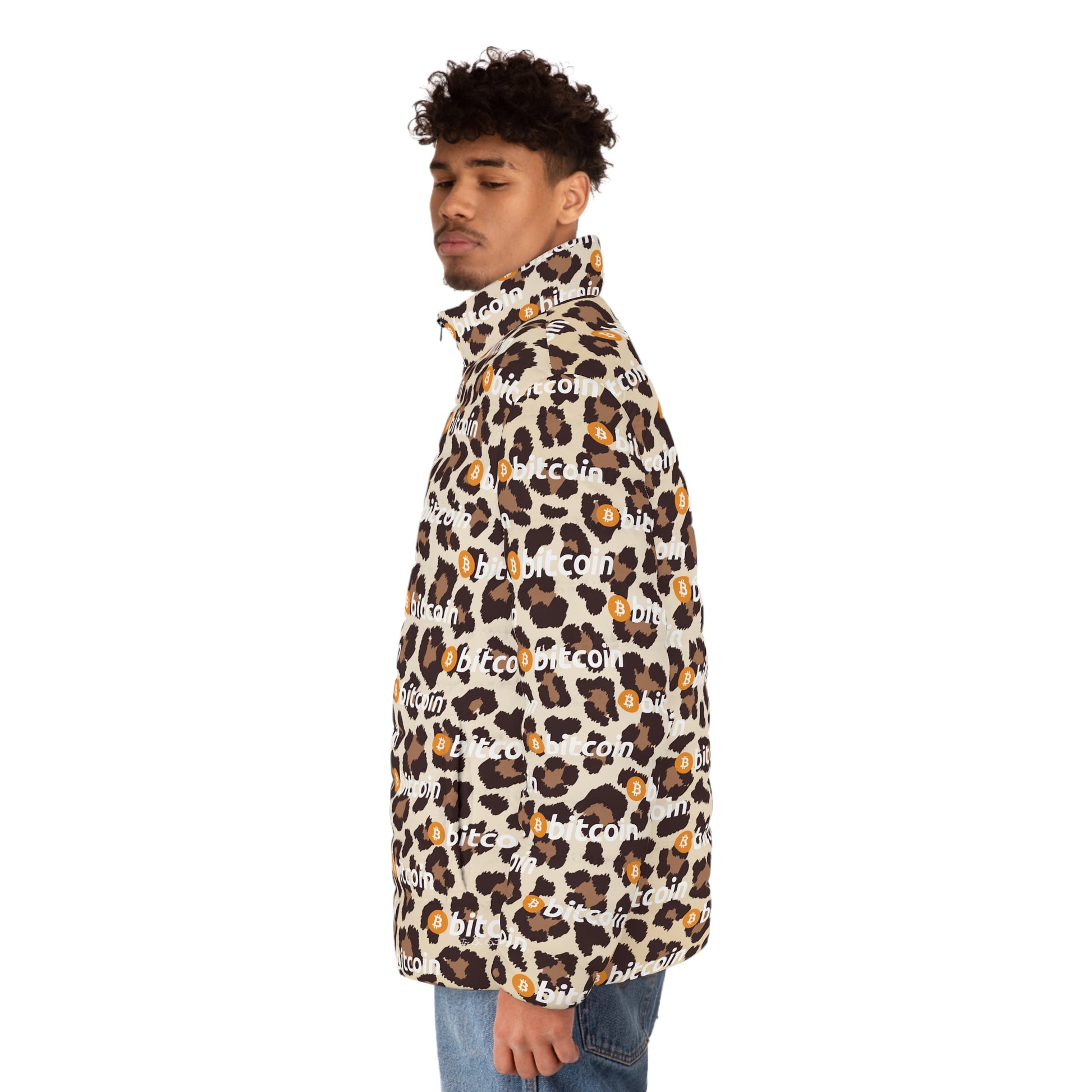 Bitcoin Leopard Puffer Jacket InNOutCrypto