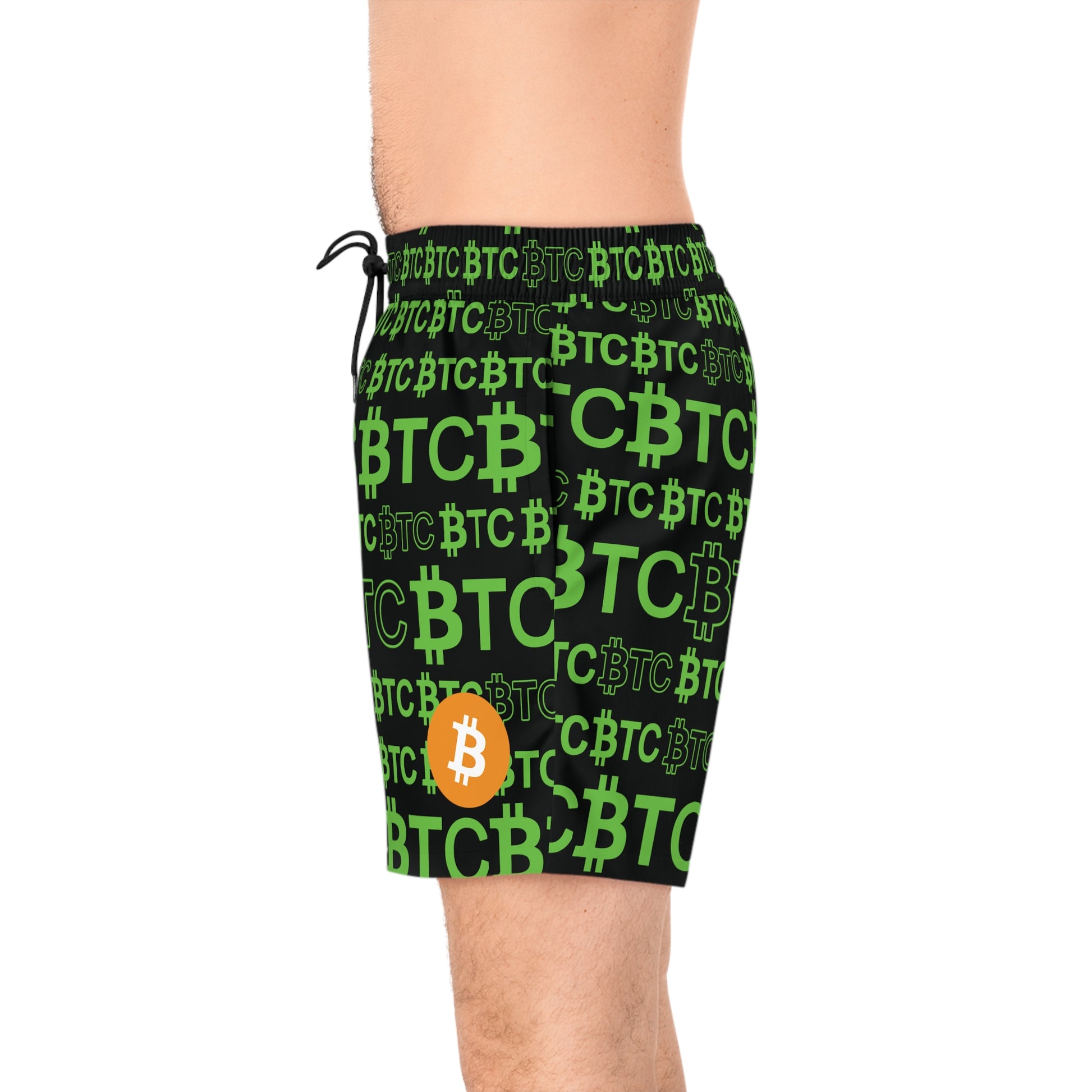 Bitcoin Dubai Green Swim Trunk In N Out Crypto