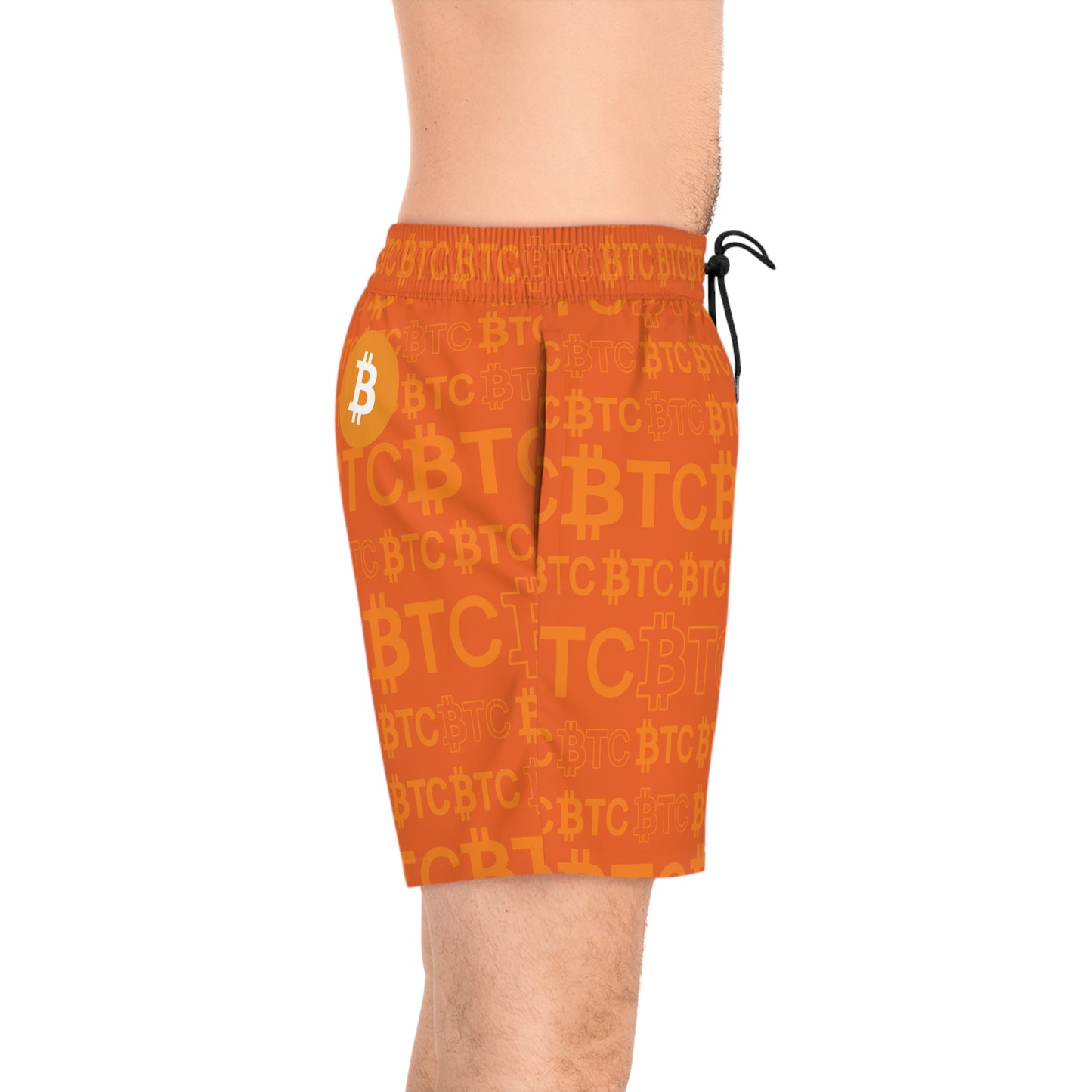 Bitcoin Dubai Orange Swim Trunk In N Out Crypto