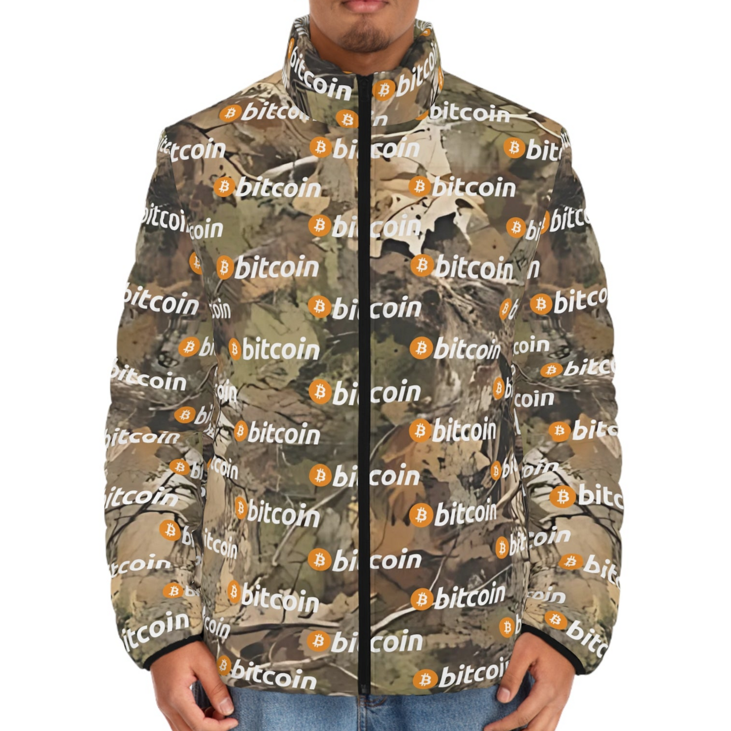 Bitcoin Caccia Puffer Jacket InNOutCrypto