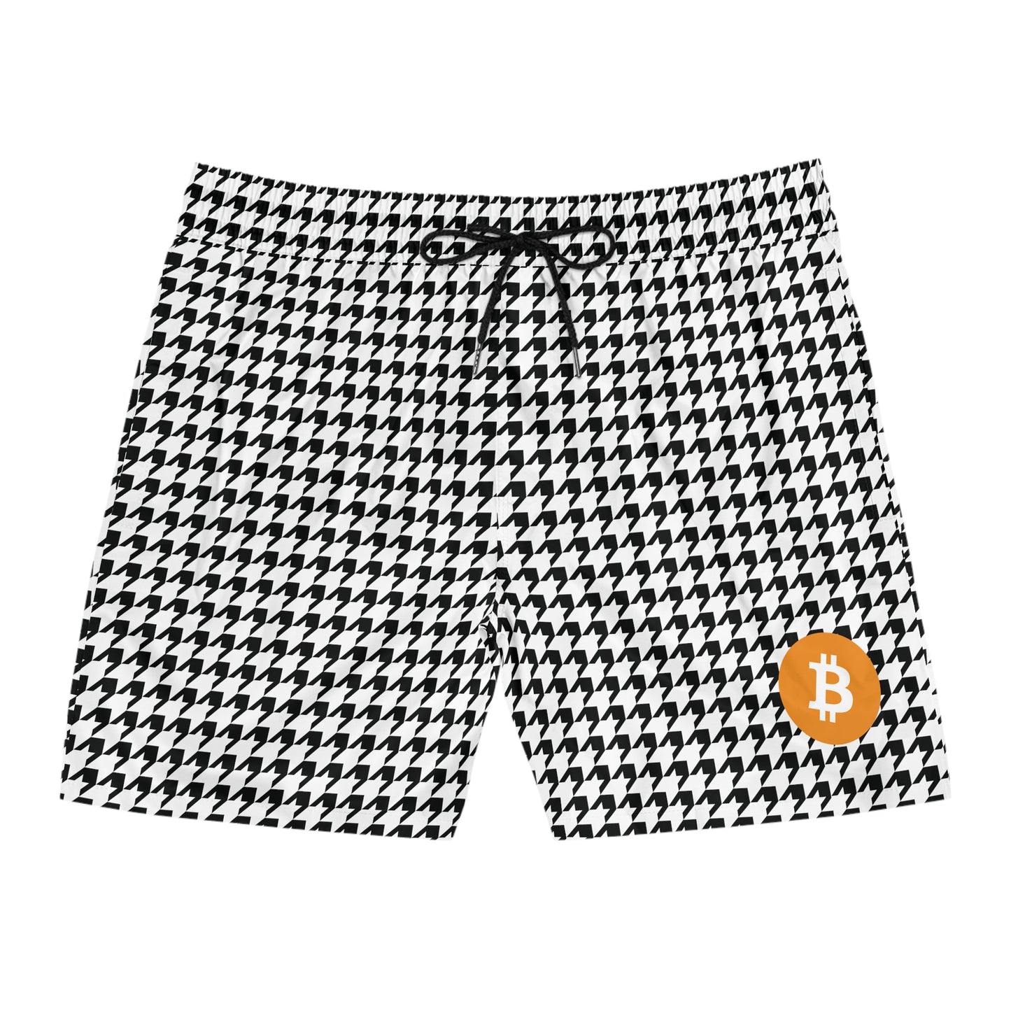 Bitcoin Classic Houndstooth Swim Trunk In N Out Crypto