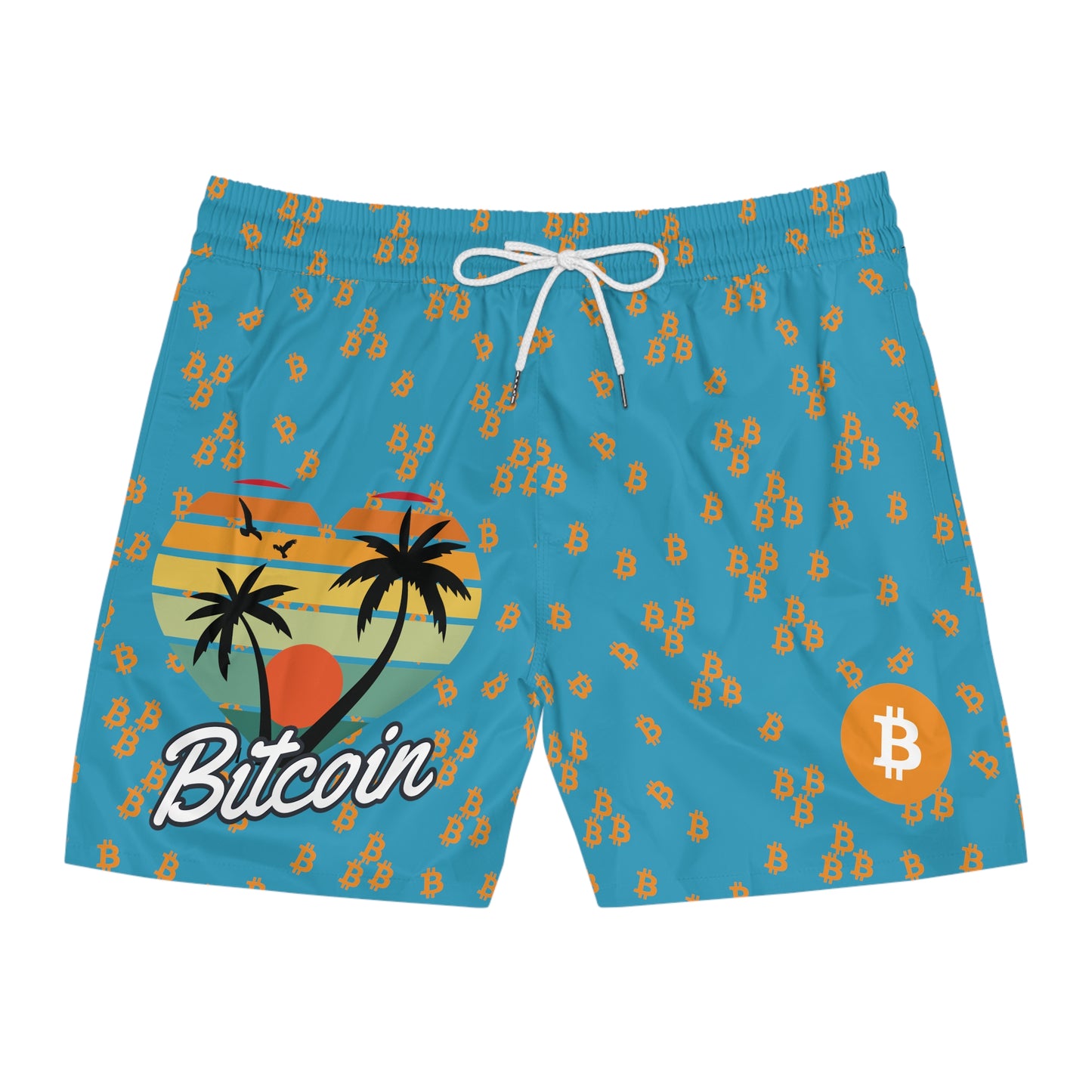 Bitcoin Sunset Swim Trunk In N Out Crypto