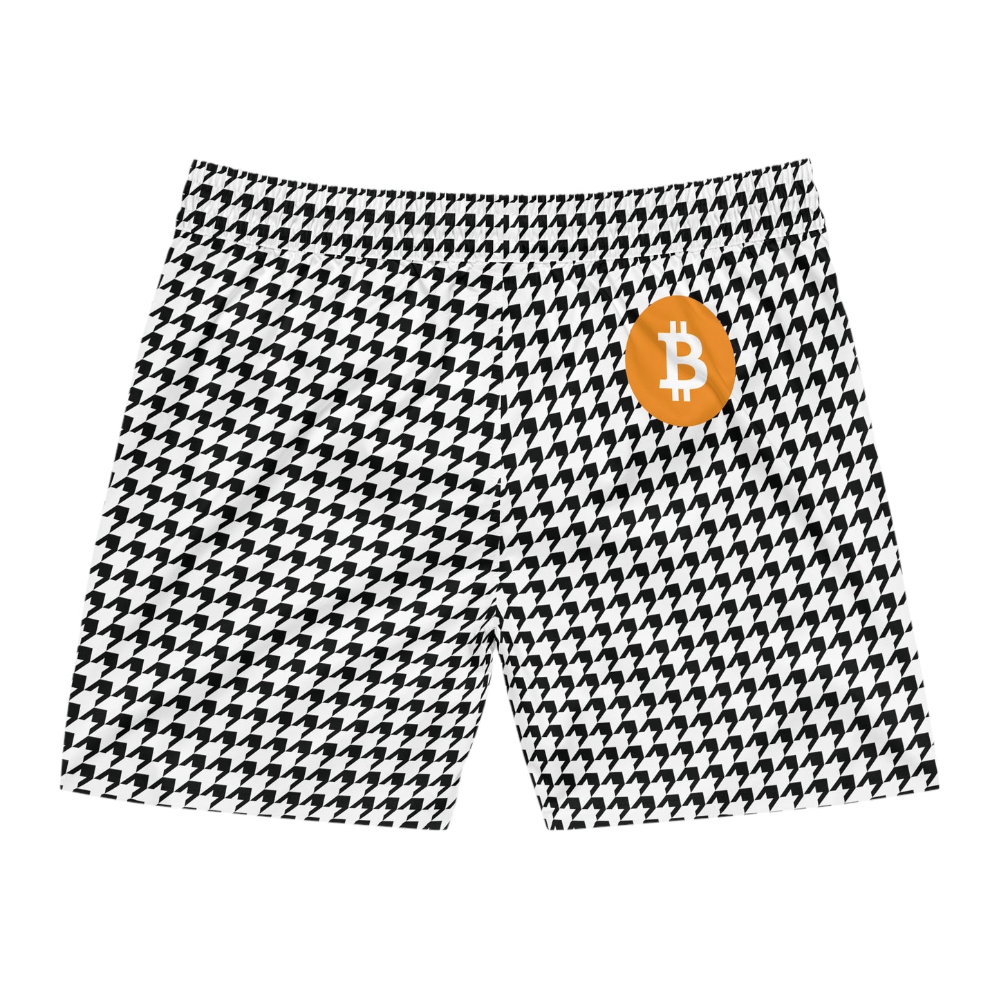 Bitcoin Classic Houndstooth Swim Trunk In N Out Crypto