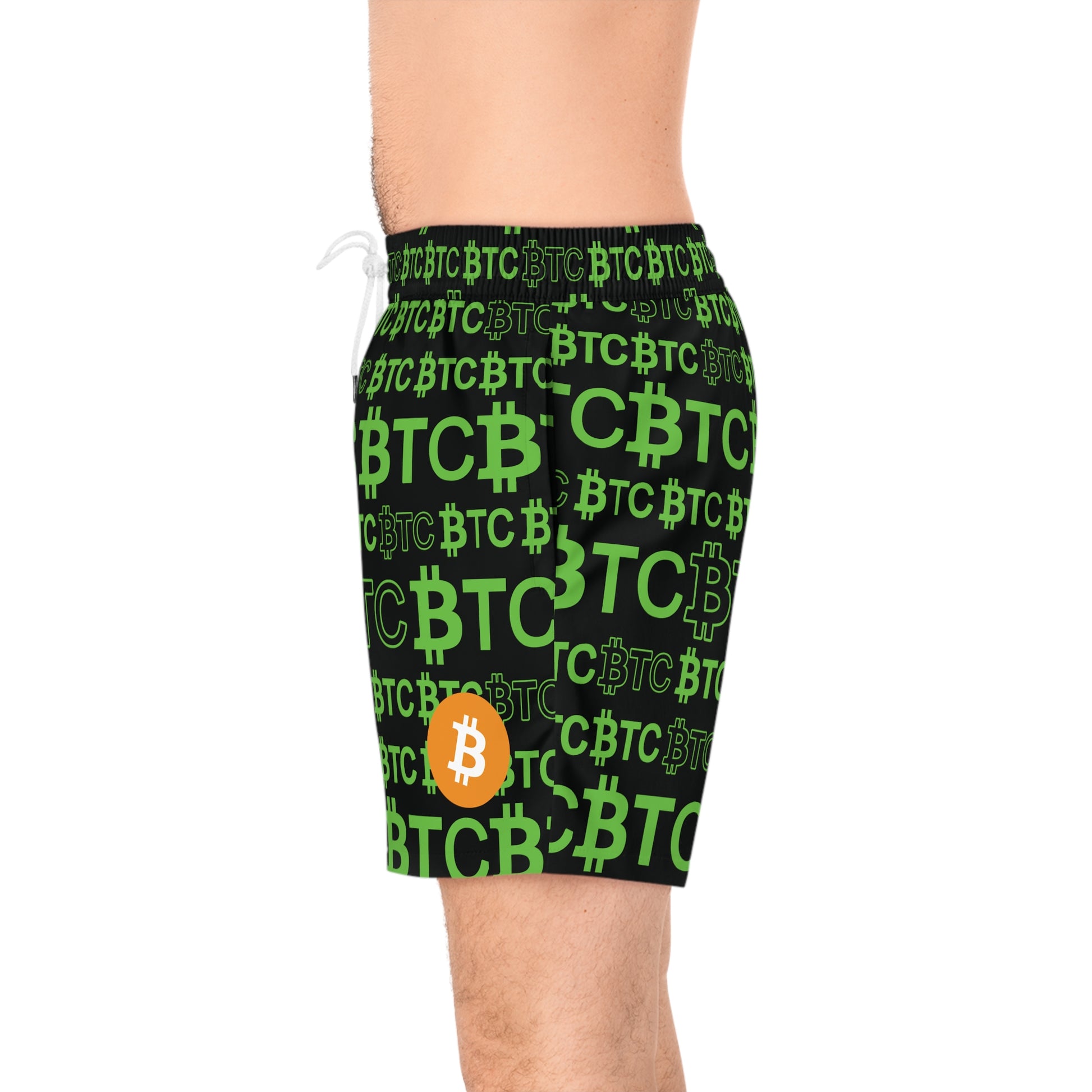 Bitcoin Dubai Green Swim Trunk In N Out Crypto