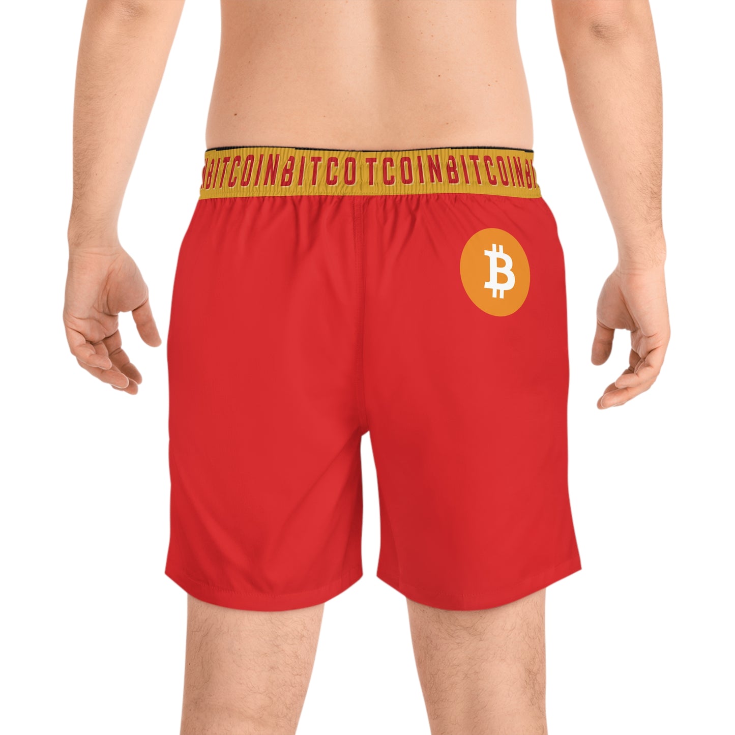 Bitcoin Just Hodl It Red Swim Trunk In N Out Crypto