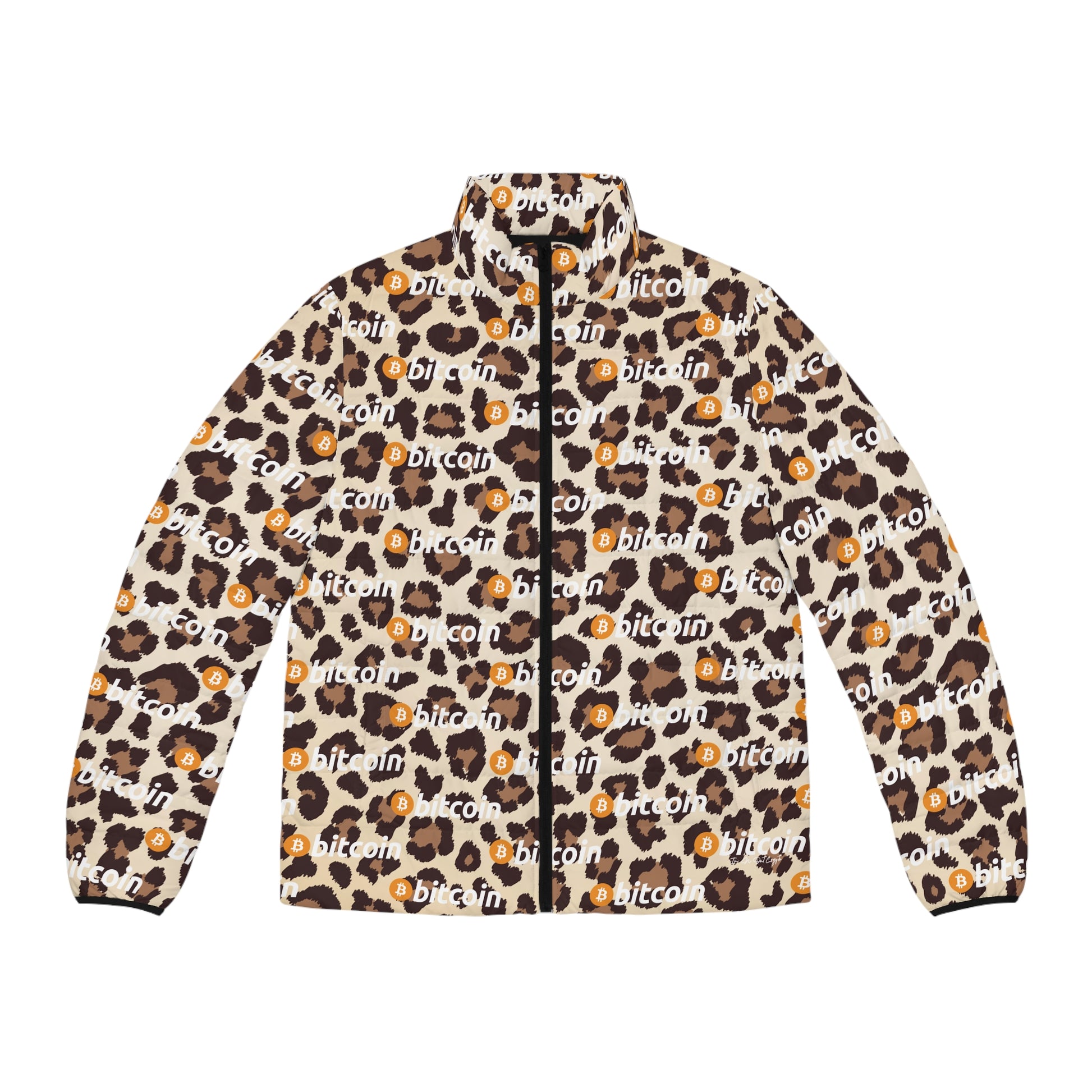 Bitcoin Leopard Puffer Jacket InNOutCrypto