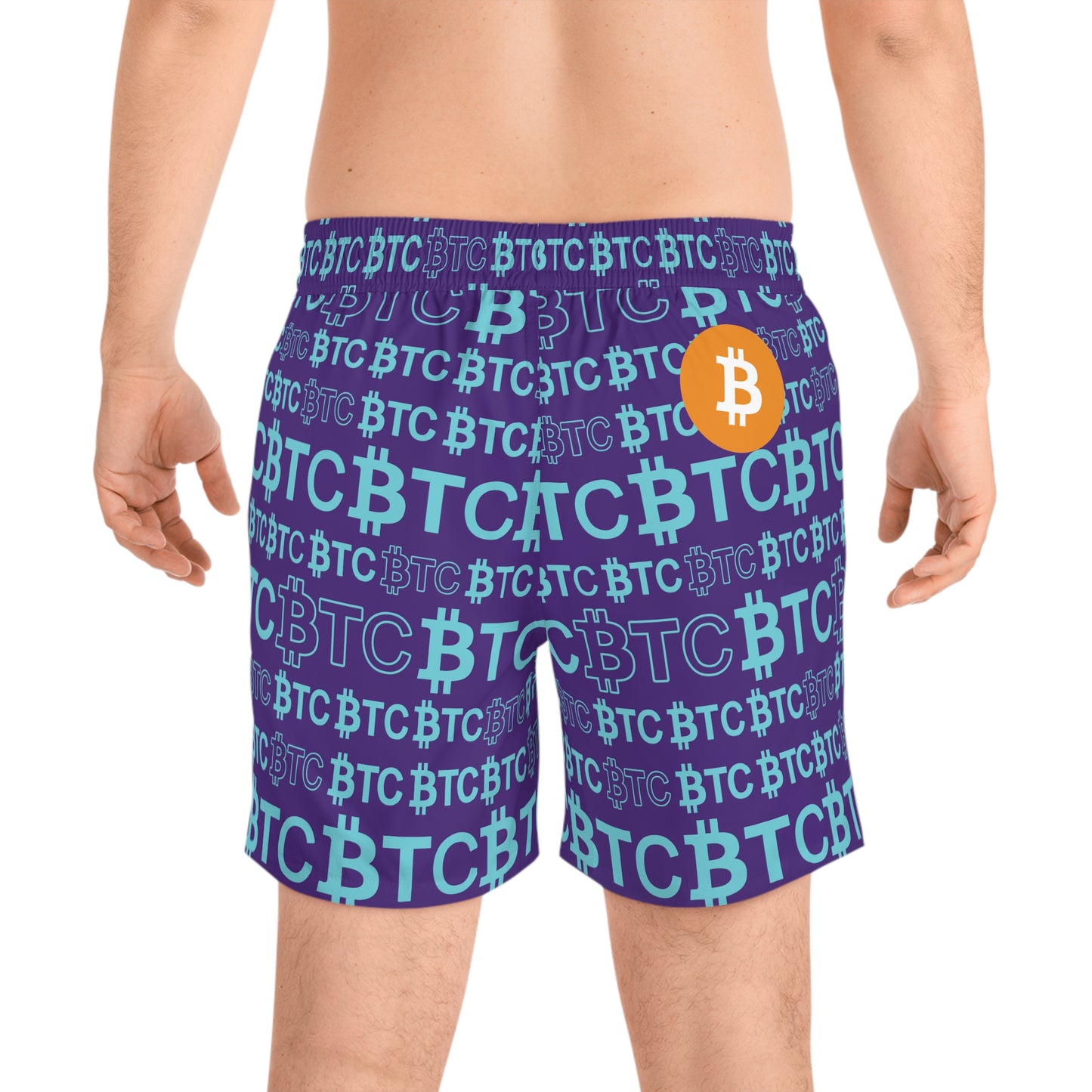 Bitcoin Dubai Purple Swim Trunk In N Out Crypto