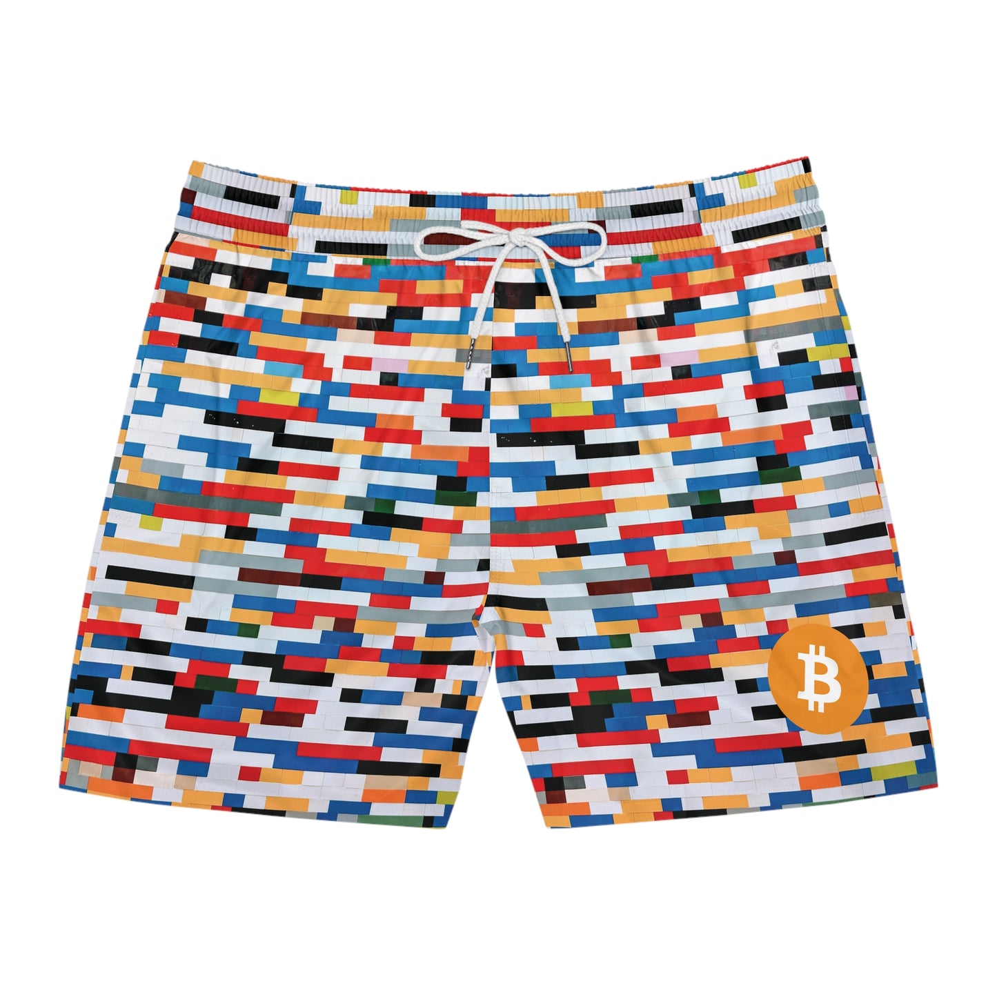 Bitcoin Colors Blocks Swim Trunk In N Out Crypto