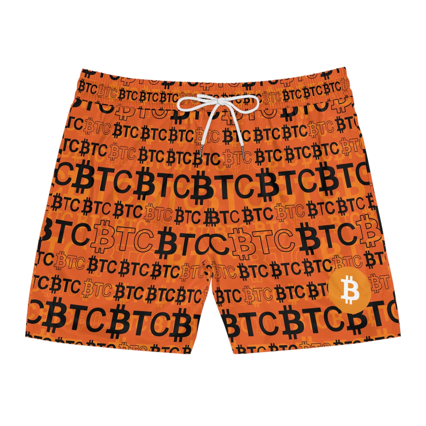 Bitcoin Dubai Copper Swim Trunk Printify