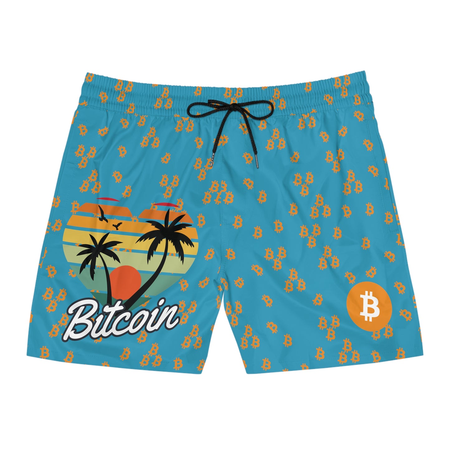 Bitcoin Sunset Swim Trunk In N Out Crypto