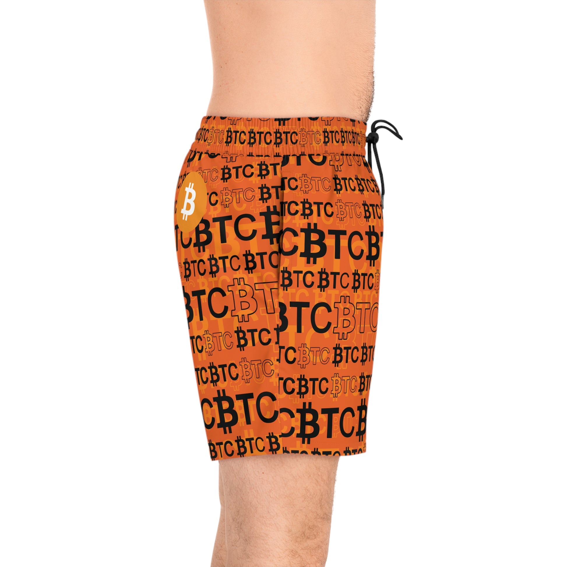 Bitcoin Dubai Copper Swim Trunk Printify