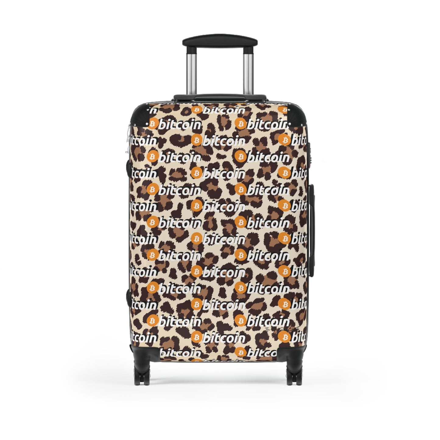 Bitcoin Leopard Suitcase Printify