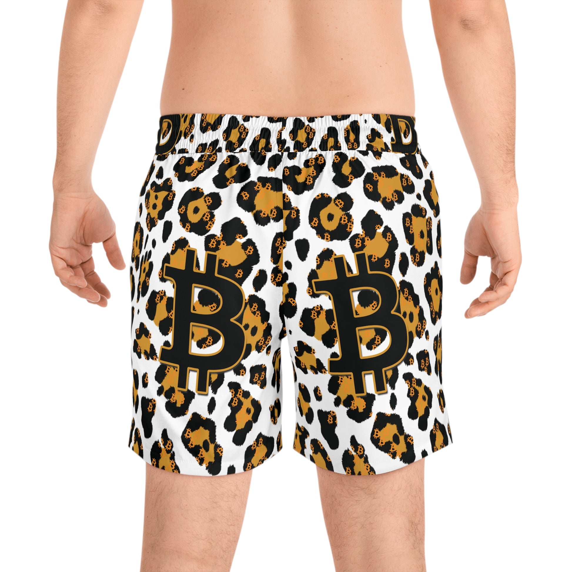 Bitcoin Leopard Swim Trunk In N Out Crypto