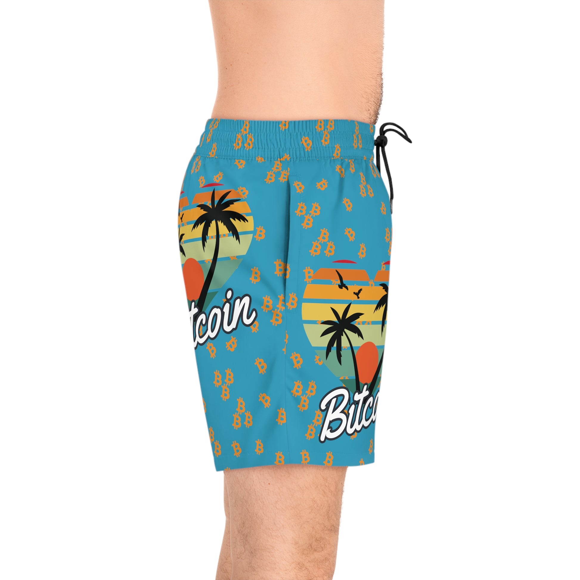 Bitcoin Sunset Swim Trunk In N Out Crypto